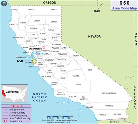 650 Area Code: Location And Cities Covered