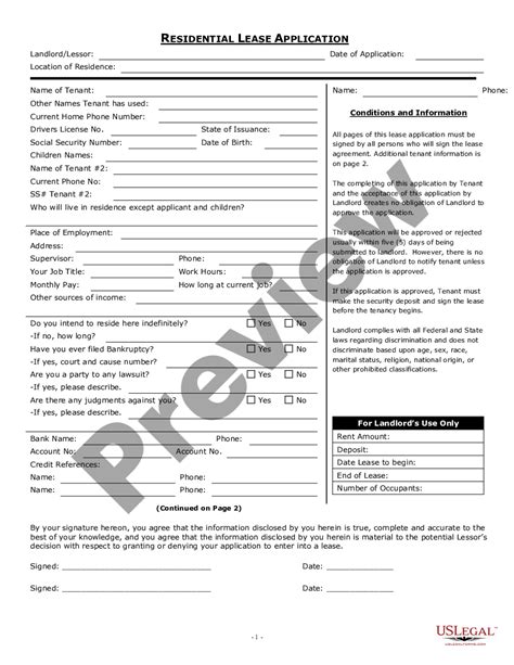 7 Essential Parts Of A Maryland Rental Application Form