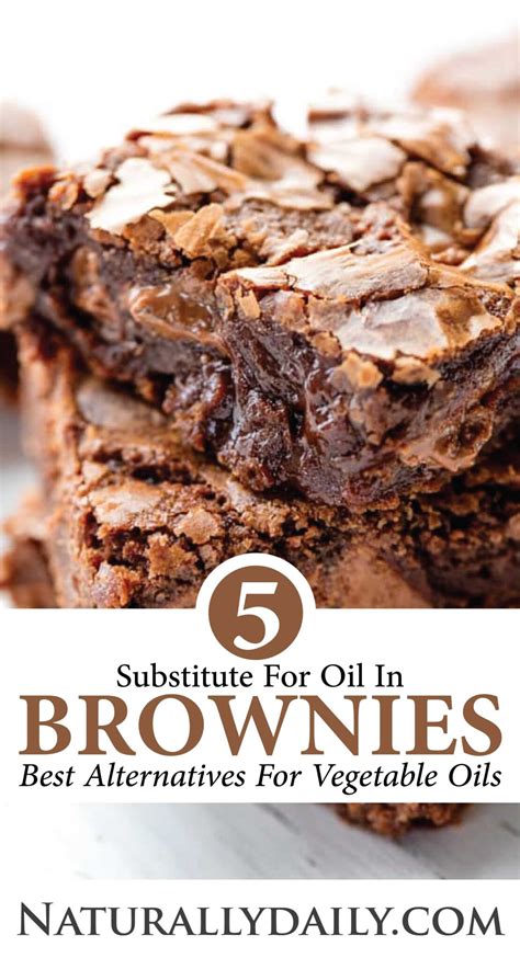 7 Healthy Substitutes For Vegetable Oil In Brownies