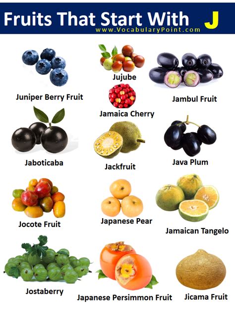 7 Juicy Fruits That Start With J