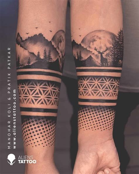 7 Meaningful Tattoo Band Ideas For Your Forearm