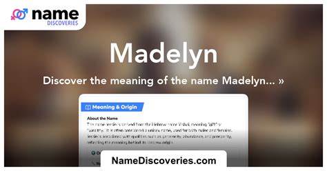 7 Meanings Behind The Name Madelyn