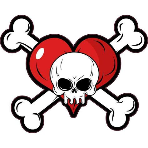 7 Meanings Of Skull Heart With Crossbones