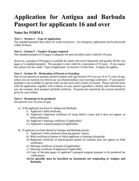 7 Steps To Apply For Antigua Passport