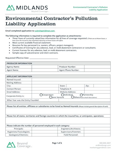 7 Steps To Contractors Pollution Liability Application