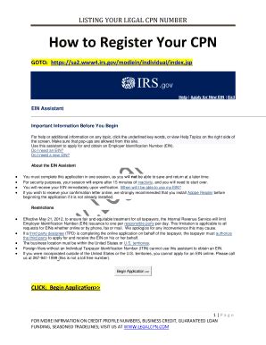 7 Steps To Fill Cpn Application Form Successfully