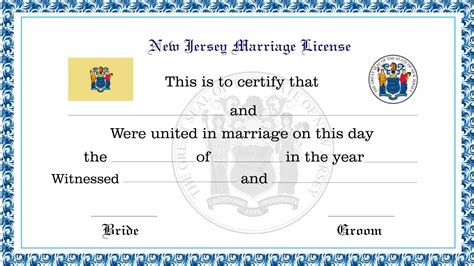 7 Steps To Get A New Jersey Marriage License