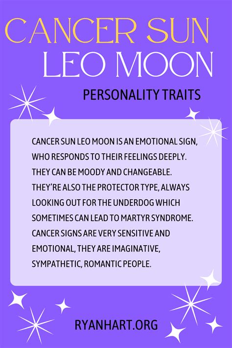 7 Traits Of Cancer Sun Leo Moon Personality