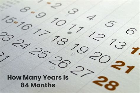 7 Ways To Convert 84 Months To Years Easily