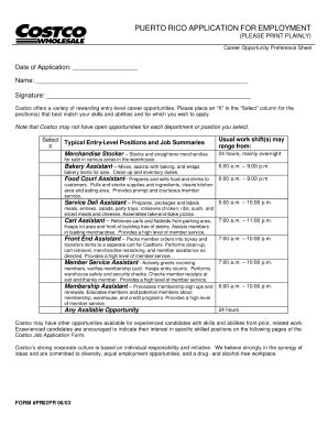 7 Ways To Fill Out Costco Job Application Pdf