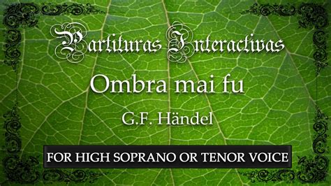 7 Ways To Translate Ombra Mai Fu