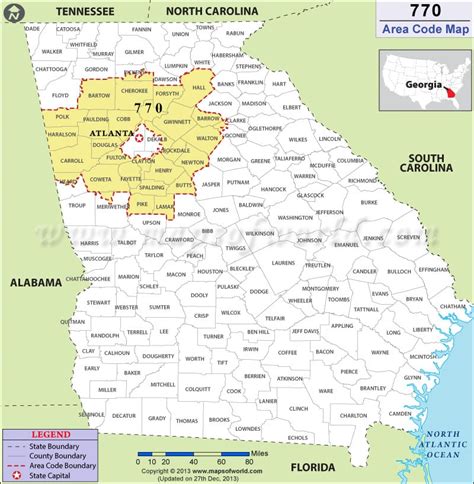 770 Area Code: Location And Cities Served