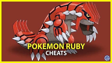 8 Cheats For PokéMon Ruby