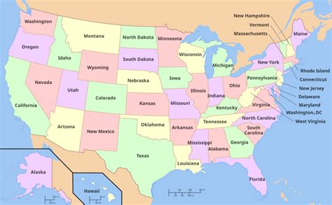 8 States In The Usa Starting With M