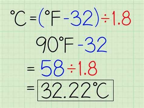 84 Degrees Fahrenheit To Celsius Conversion