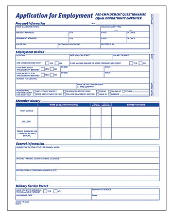 Adams Application For Employment: A Comprehensive Guide