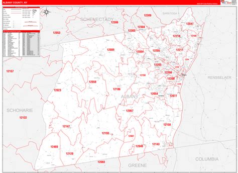 Albany Ny Zip Code Map And Boundary Guide