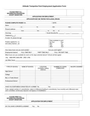 Altitude Trampoline Park Job Application And Career Guide