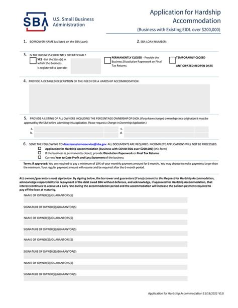 Application For Hardship Accommodation: A Comprehensive Guide