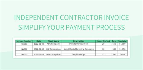 Application For Payment Template: Simplify Your Invoice Process