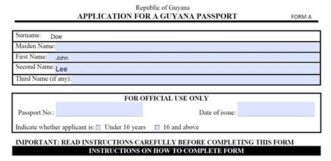 Apply For Guyana Passport: 5 Easy Steps