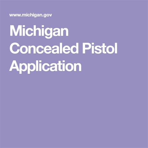 Apply For Michigan Cpl In Macomb County Made Easy