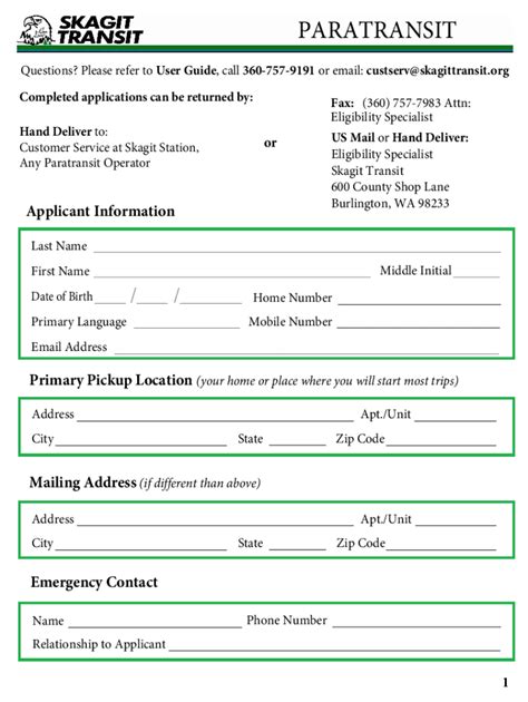 Apply For Paratransit Services With Our Simple Application Form