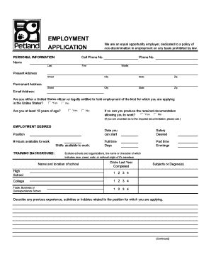 Apply Now: Petland Employment Application And Job Opportunities