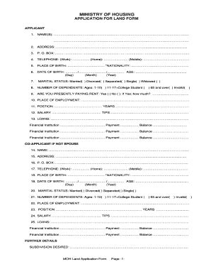 Apply Online: Guyana Ministry Of Housing Application Form