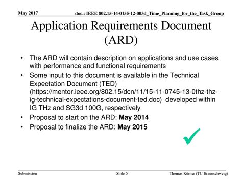 Ard Application Guide And Requirements