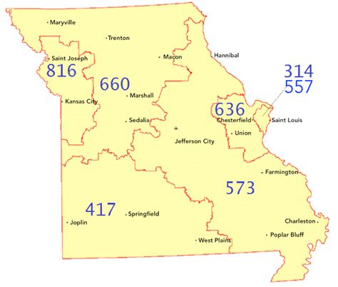 Area Code 636 Location And Coverage Information