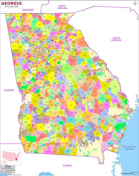 Atlanta City Georgia Zip Code List