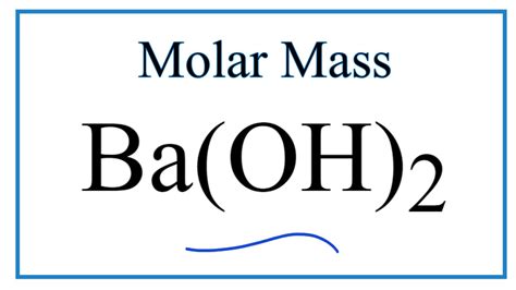 Ba(Oh)2 Molar Mass Explained Simply