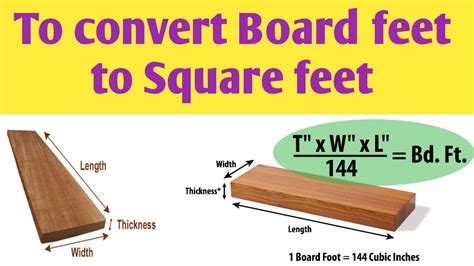 Board Feet To Square Feet Conversion Made Easy