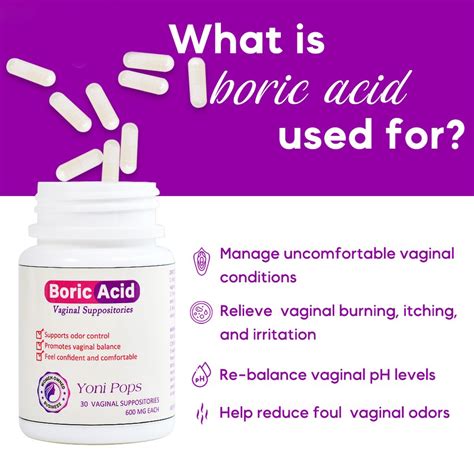 Boric Acid Suppositories Applicator: Easy Yeast Infection Relief