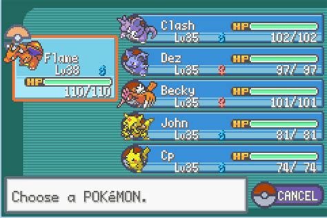 Building The Ultimate PokéMon Fire Red Team