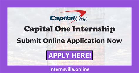 Capital One Internship Application Guide And Requirements