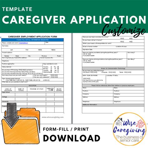 Caregiver Job Application Tips And Requirements