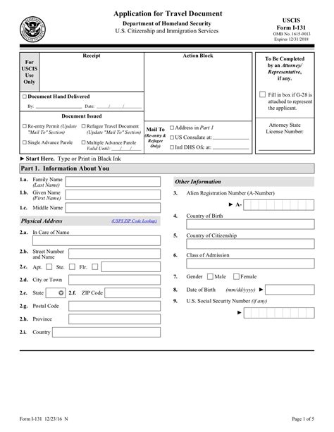 Case Closed: I-131 Application For Travel Document Approved