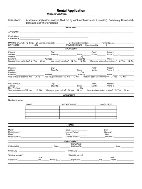 Chicago Rental Application Form: A Tenants Guide