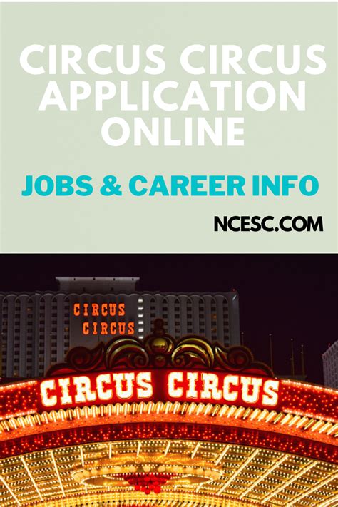 Circus Circus Job Application Guide And Opportunities