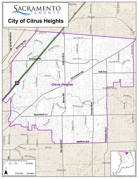 Citrus Heights Zip Code Guide And Map