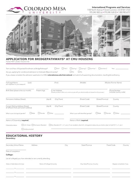 Cmu Housing Application Guide For Students