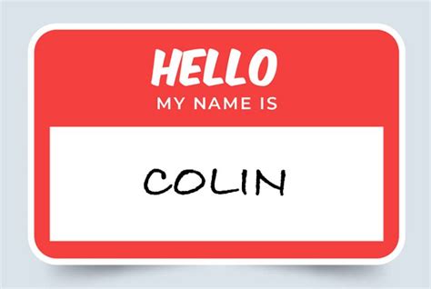 Colin Name Meaning And Origin Revealed