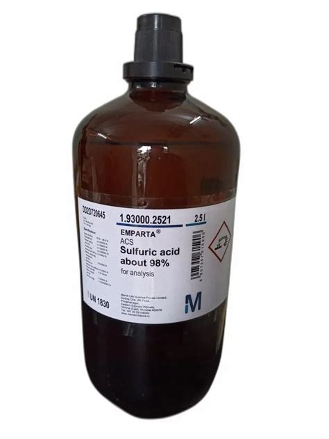 Concentrated Sulfuric Acid 50ml Uses And Precautions