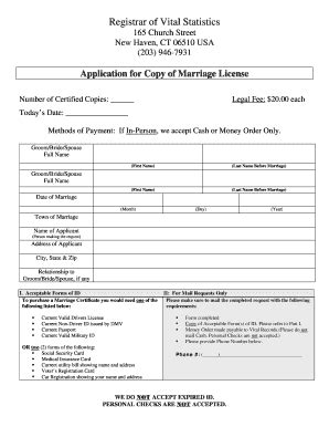 Connecticut Marriage License Application Guide