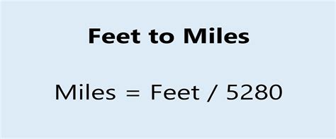 Convert 0.2 Miles To Feet In 2 Easy Steps