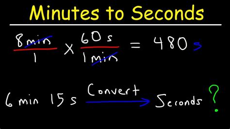 Convert 552 Seconds To Minutes Quickly And Easily