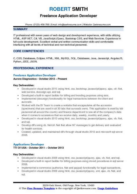 Crafting Your Dream Job: Application Developer Resume Essentials