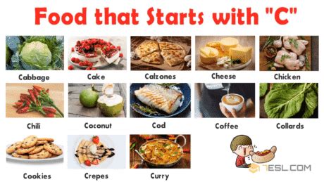 Crunchy And Delicious Foods That Start With C